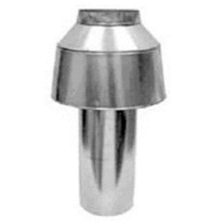 Overtime D-10 Residential Pool Heater Indoor Drafthoods Indoor Stack Top - 9in. OV3539401